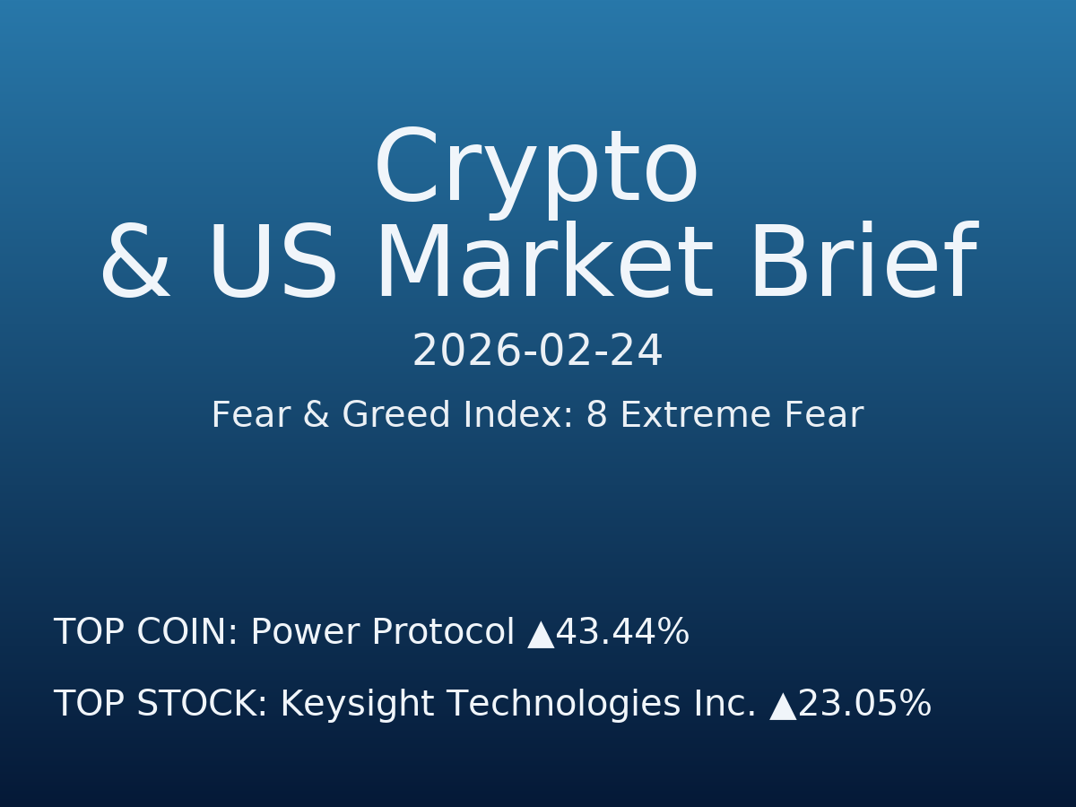 Crypto & US Market Brief — 2026-02-25